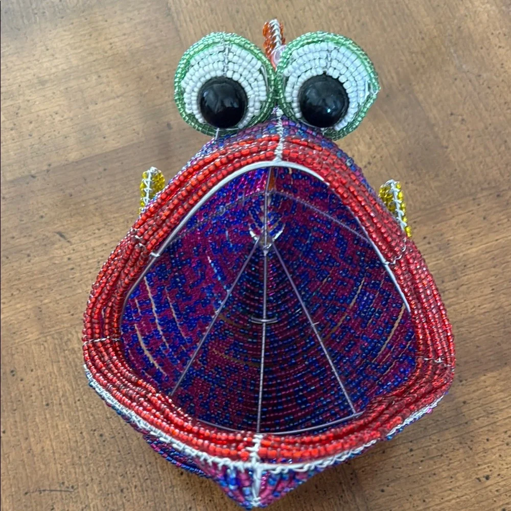 Colorful Beaded Fish Ornament